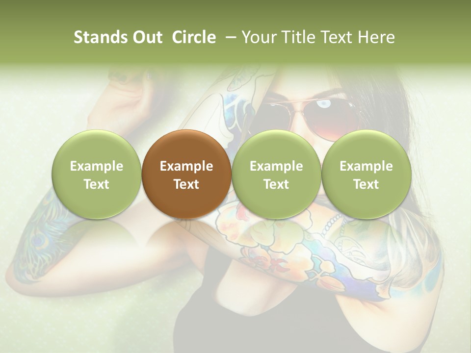 Coastal Elderly Coast PowerPoint Template