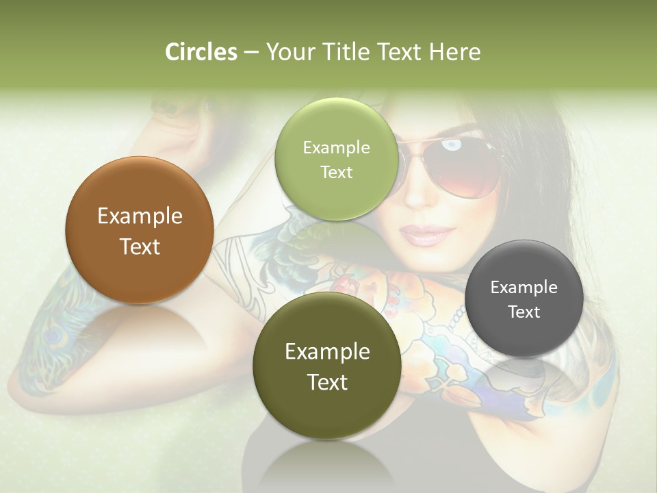 Coastal Elderly Coast PowerPoint Template