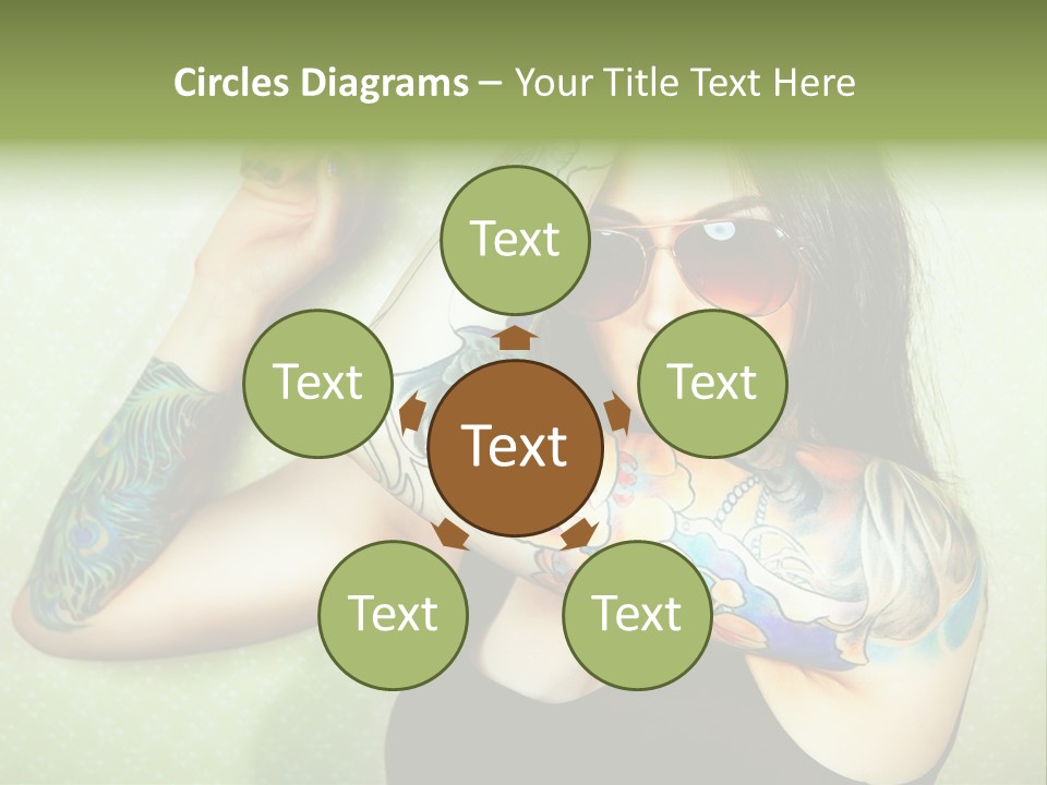 Coastal Elderly Coast PowerPoint Template