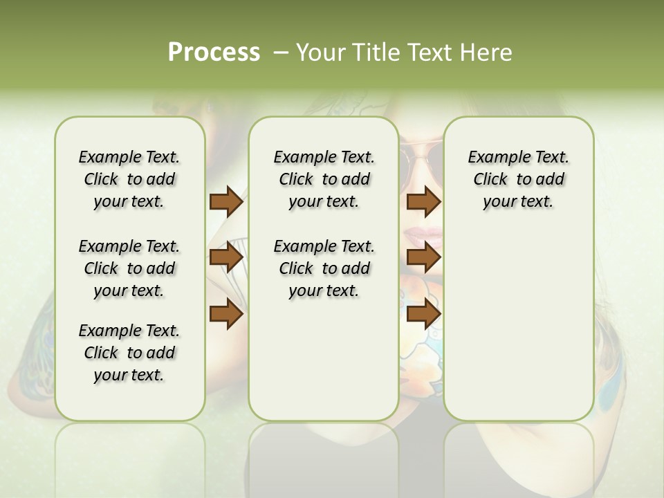 Coastal Elderly Coast PowerPoint Template