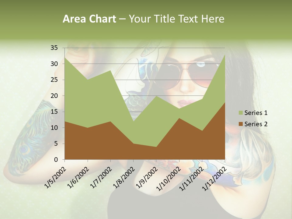 Coastal Elderly Coast PowerPoint Template