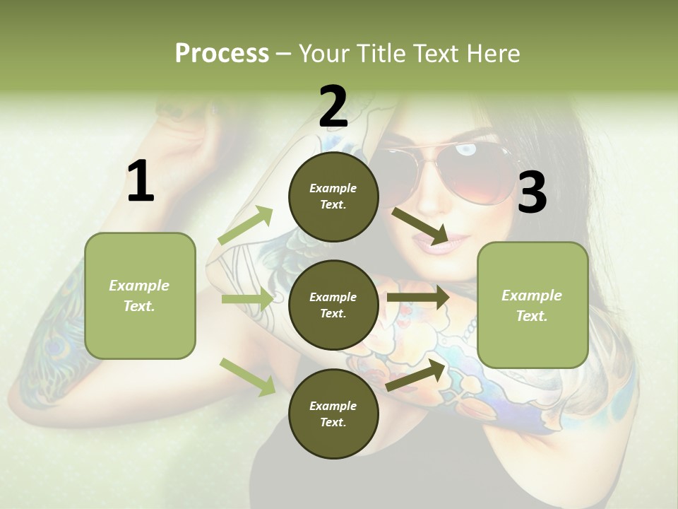 Coastal Elderly Coast PowerPoint Template