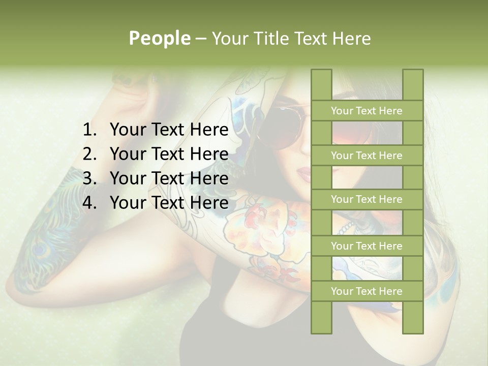 Coastal Elderly Coast PowerPoint Template