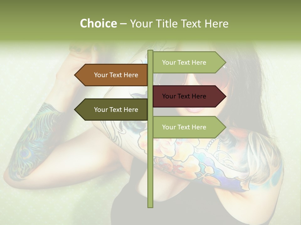 Coastal Elderly Coast PowerPoint Template