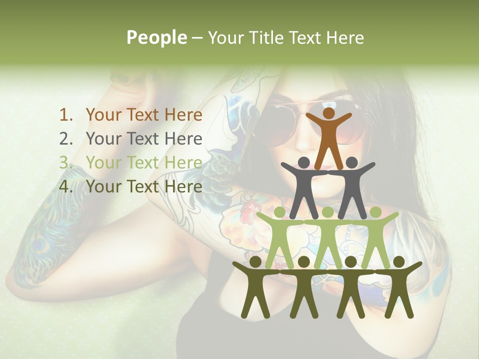 Coastal Elderly Coast PowerPoint Template