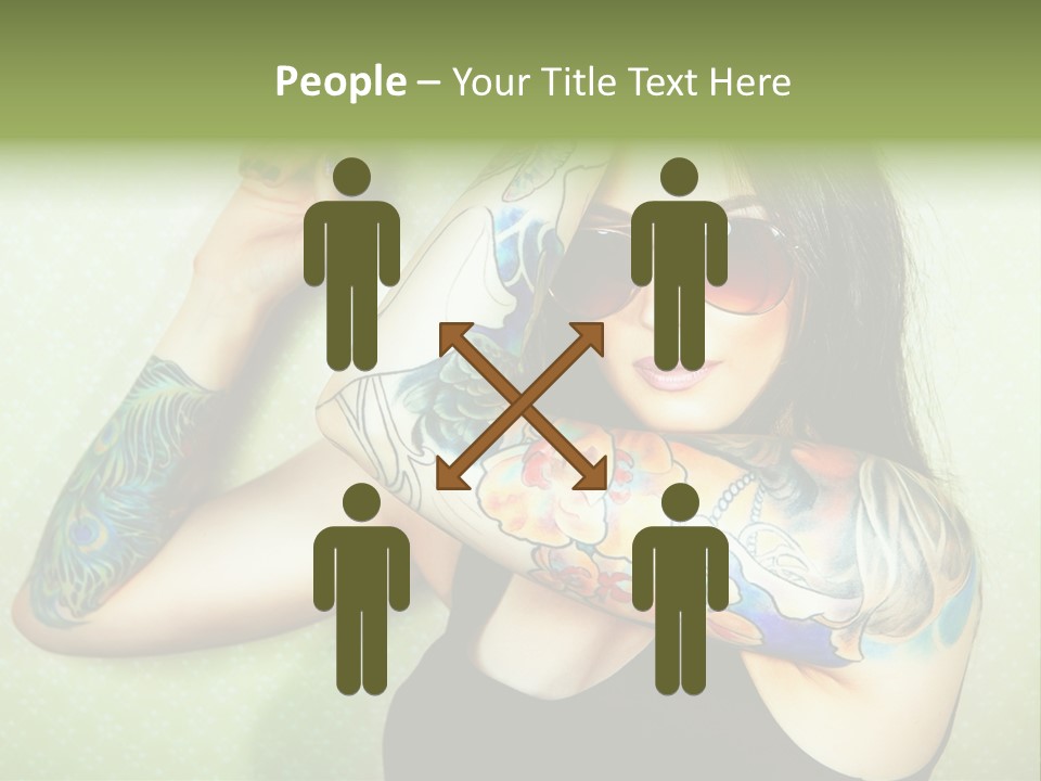 Coastal Elderly Coast PowerPoint Template