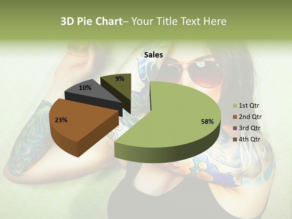 Coastal Elderly Coast PowerPoint Template