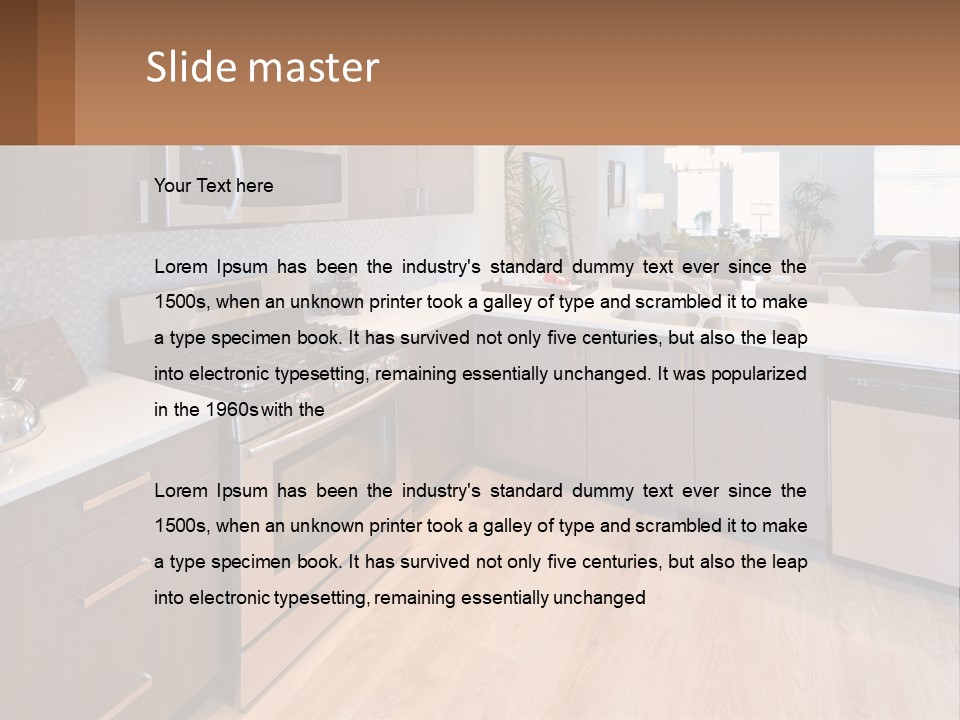 Pensioner White Lifestyle PowerPoint Template