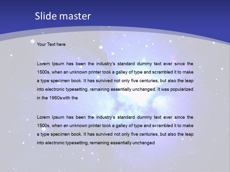 Senior Calm Pensioner PowerPoint Template