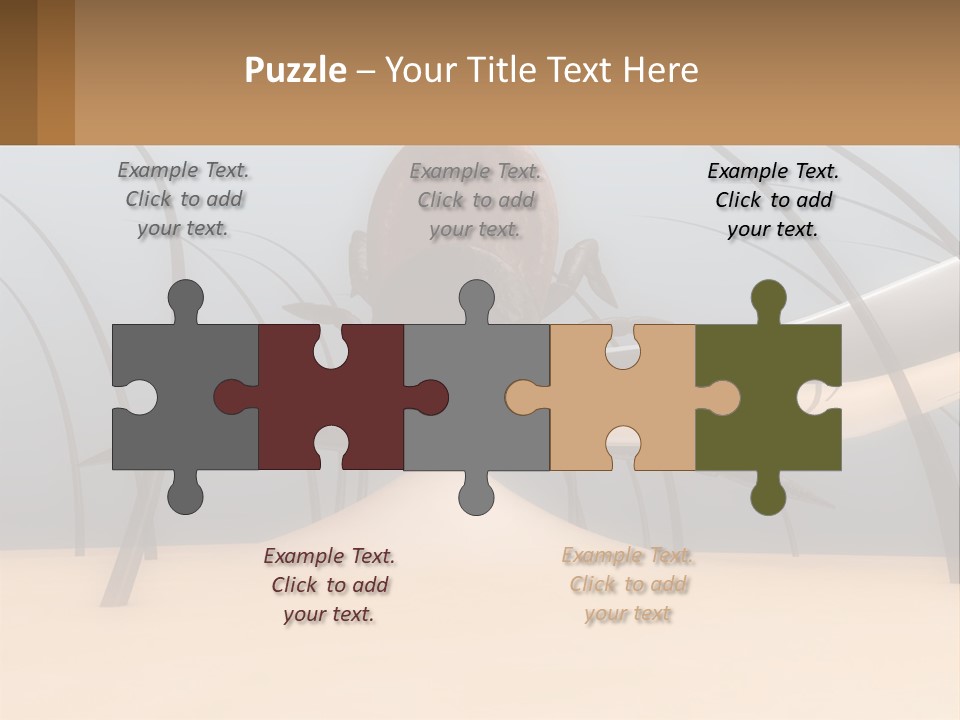 Retired Coast Retirement PowerPoint Template