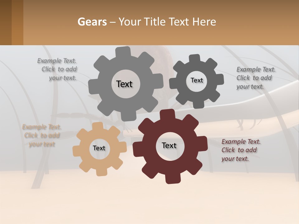 Retired Coast Retirement PowerPoint Template