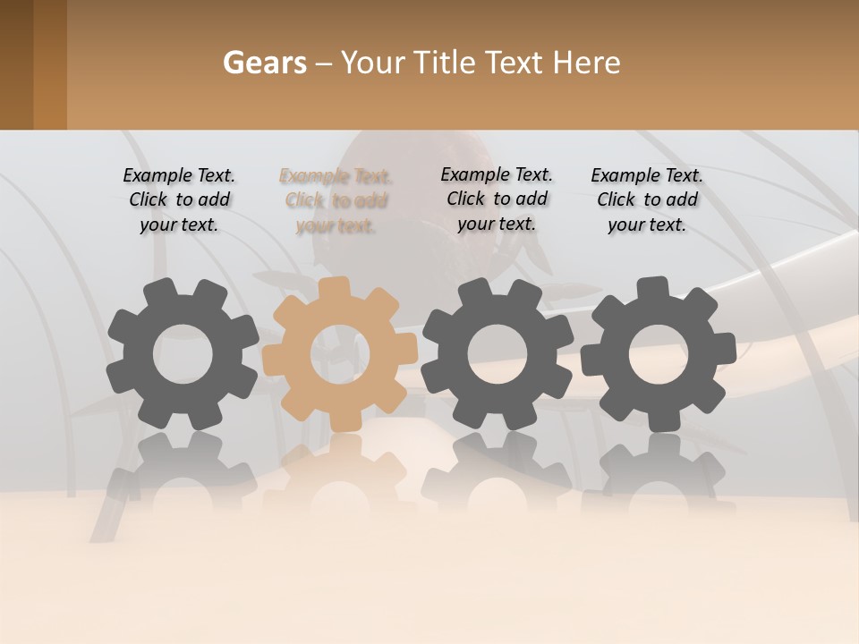 Retired Coast Retirement PowerPoint Template