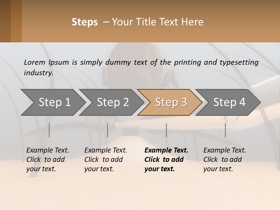 Retired Coast Retirement PowerPoint Template