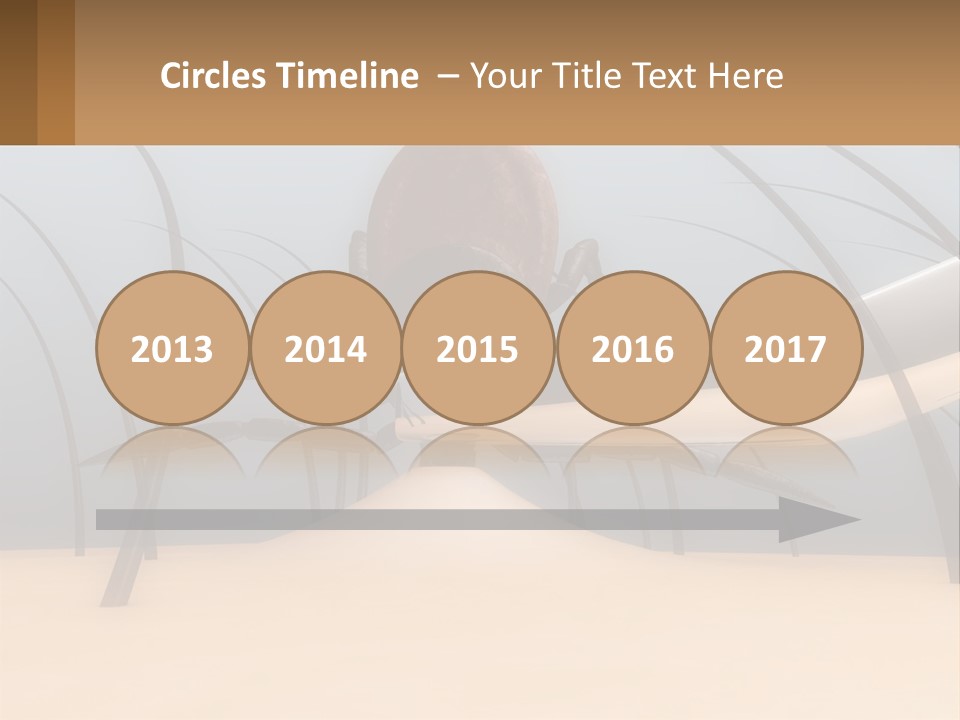 Retired Coast Retirement PowerPoint Template