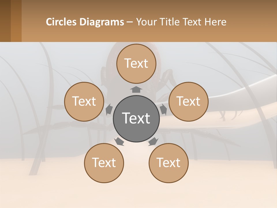 Retired Coast Retirement PowerPoint Template