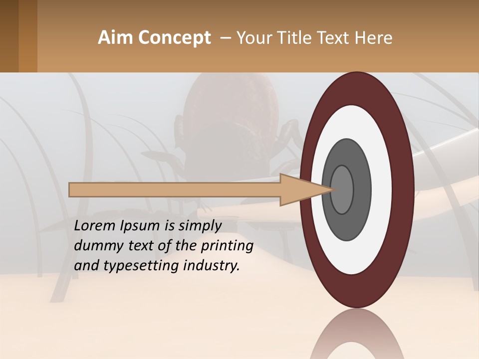 Retired Coast Retirement PowerPoint Template