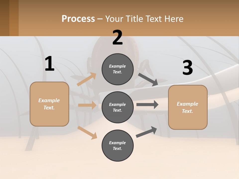 Retired Coast Retirement PowerPoint Template