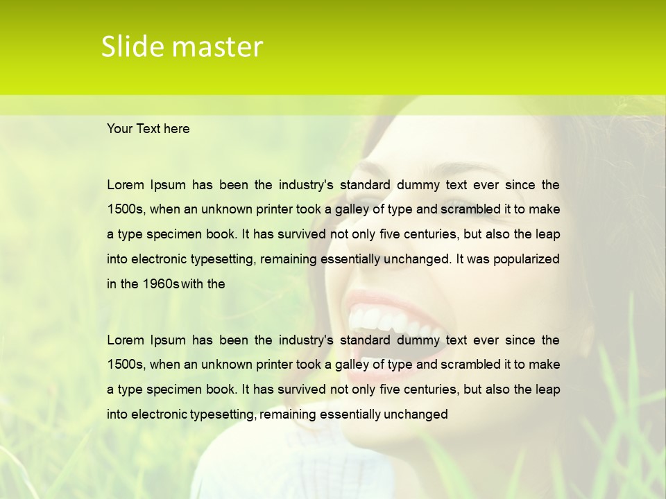 Ocean Sad Older PowerPoint Template