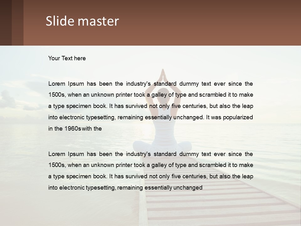 Sad Retired White PowerPoint Template