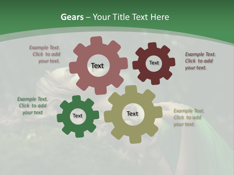 Older Retired White PowerPoint Template