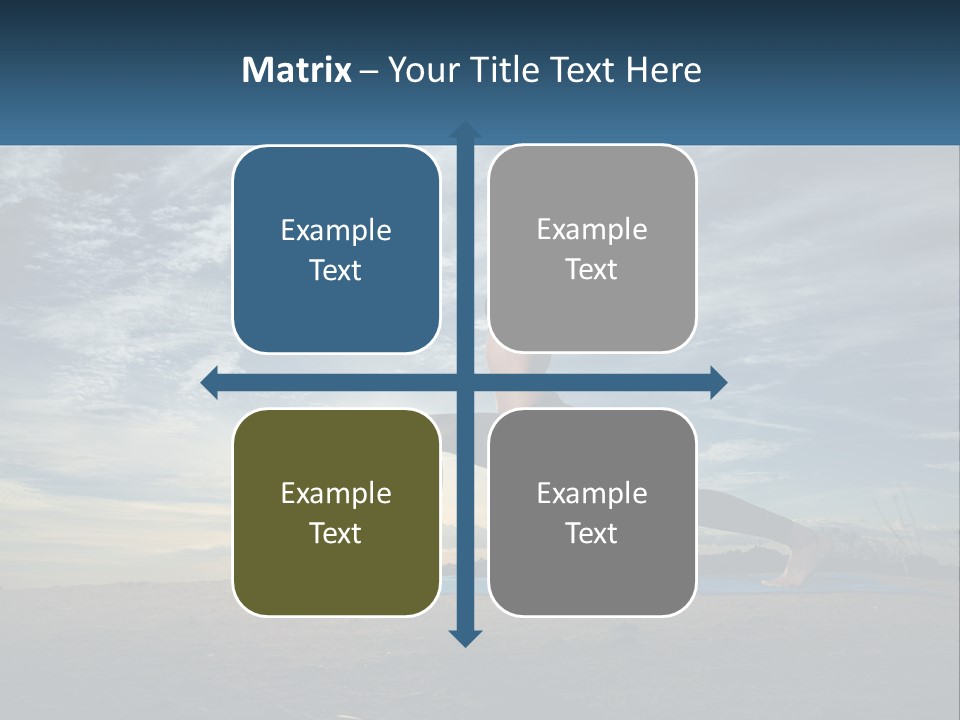 Portrait Woman Retired PowerPoint Template