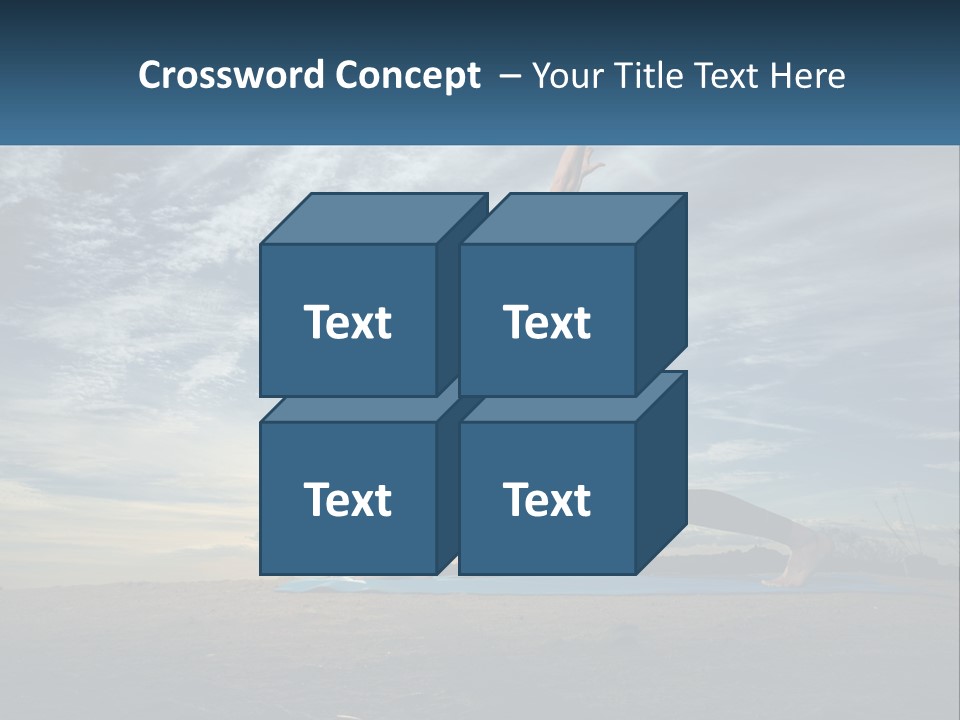 Portrait Woman Retired PowerPoint Template