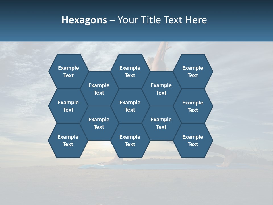 Portrait Woman Retired PowerPoint Template