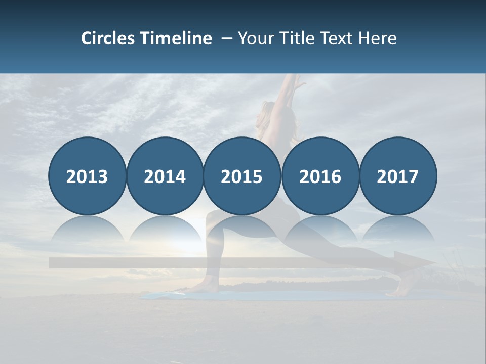 Portrait Woman Retired PowerPoint Template