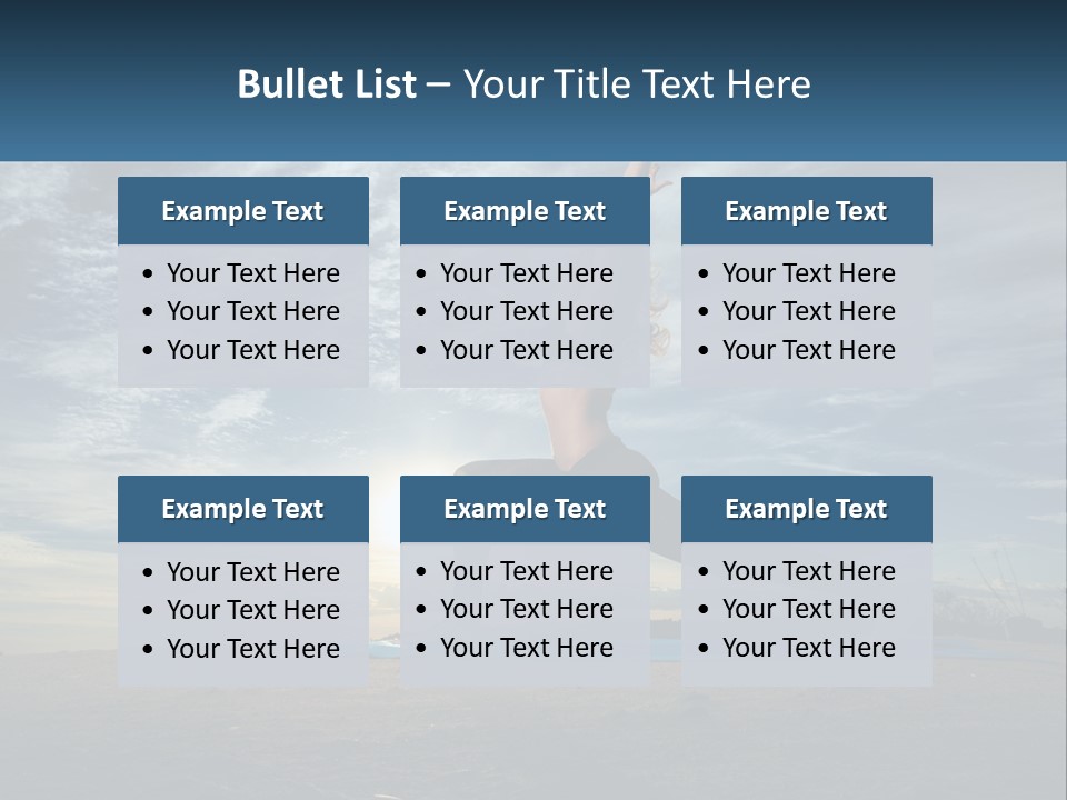 Portrait Woman Retired PowerPoint Template