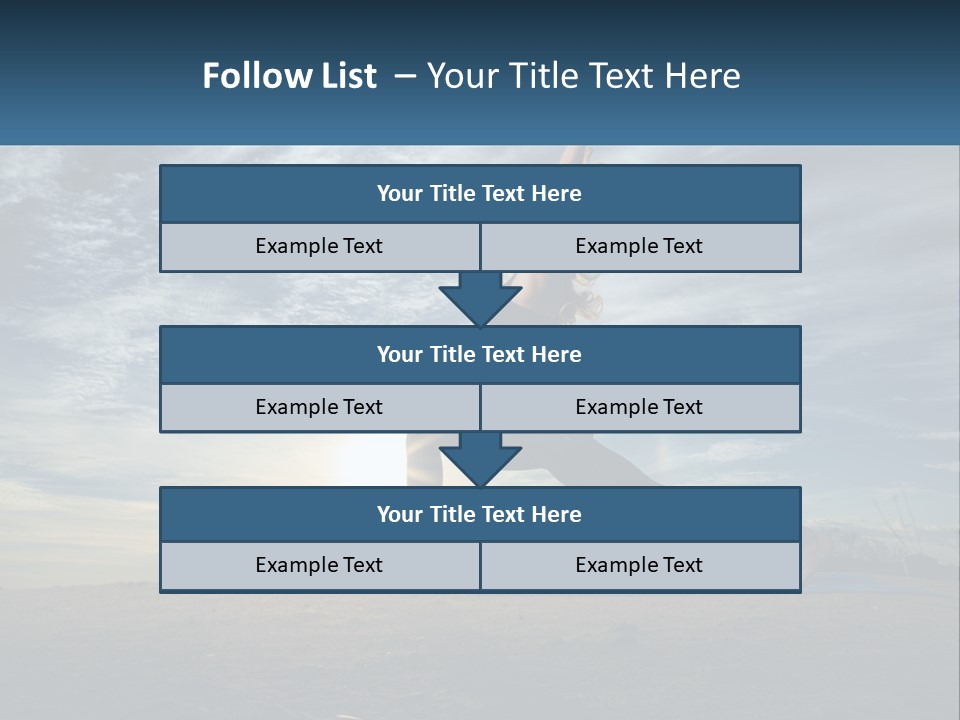 Portrait Woman Retired PowerPoint Template