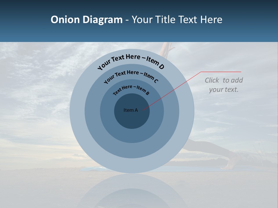 Portrait Woman Retired PowerPoint Template