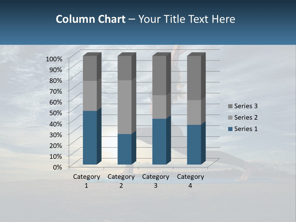 Portrait Woman Retired PowerPoint Template