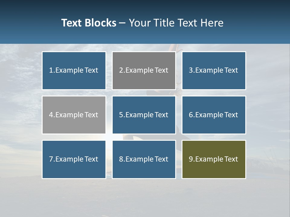 Portrait Woman Retired PowerPoint Template