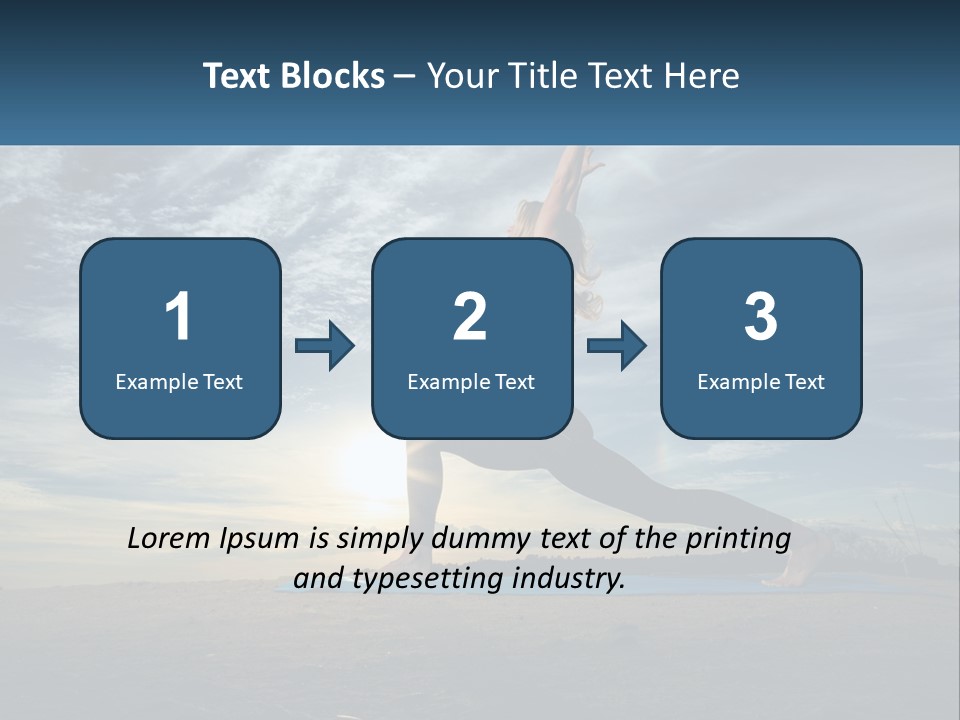 Portrait Woman Retired PowerPoint Template