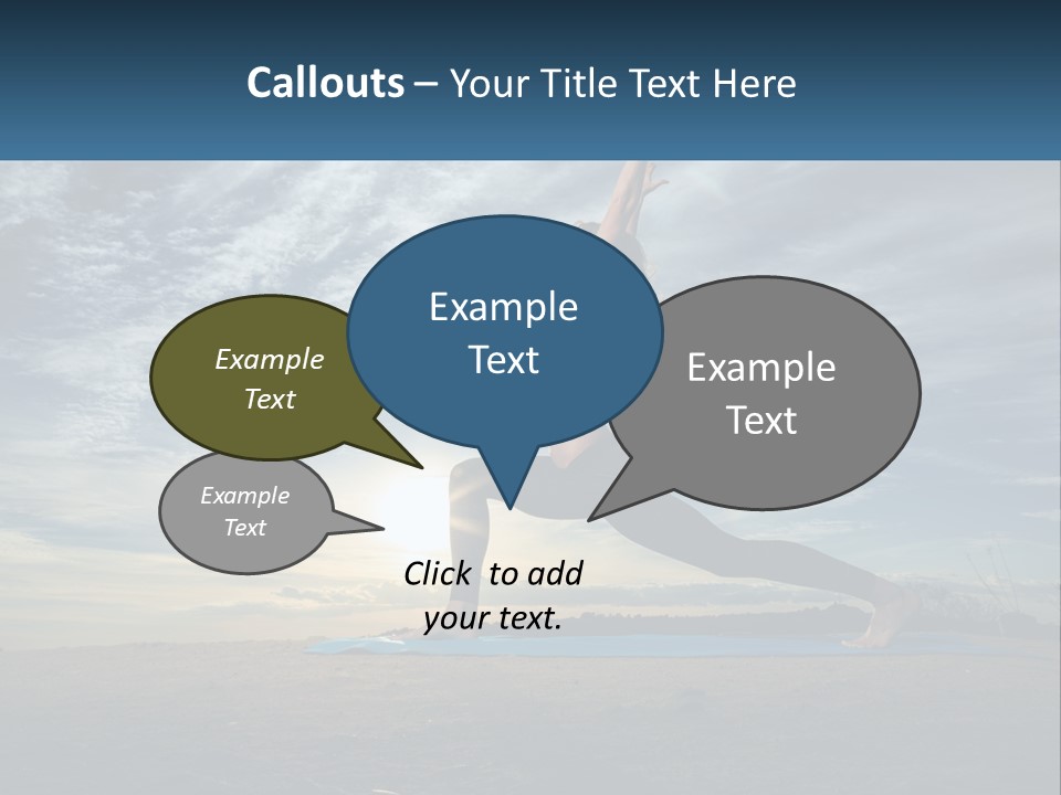 Portrait Woman Retired PowerPoint Template