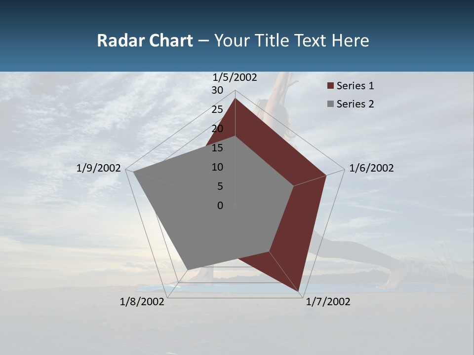 Portrait Woman Retired PowerPoint Template