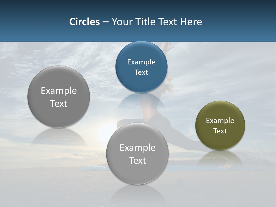 Portrait Woman Retired PowerPoint Template