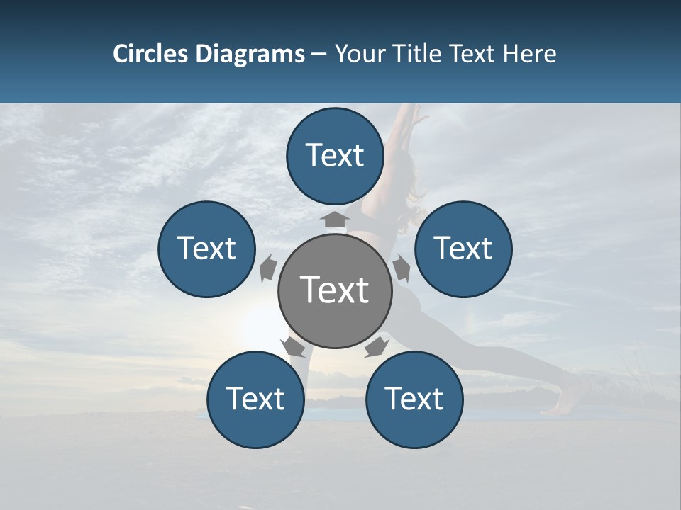 Portrait Woman Retired PowerPoint Template