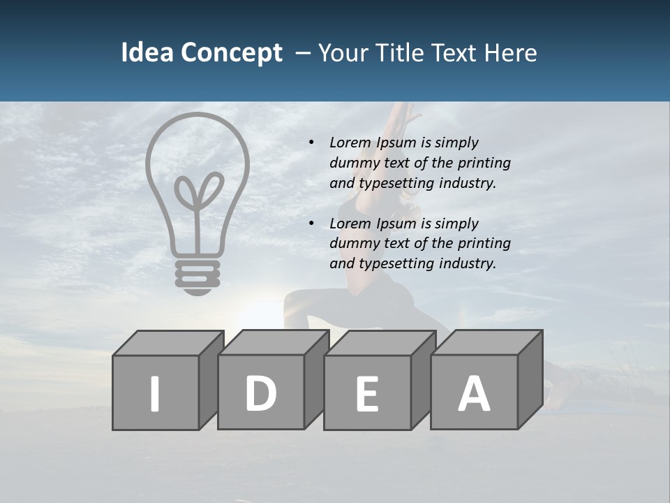 Portrait Woman Retired PowerPoint Template