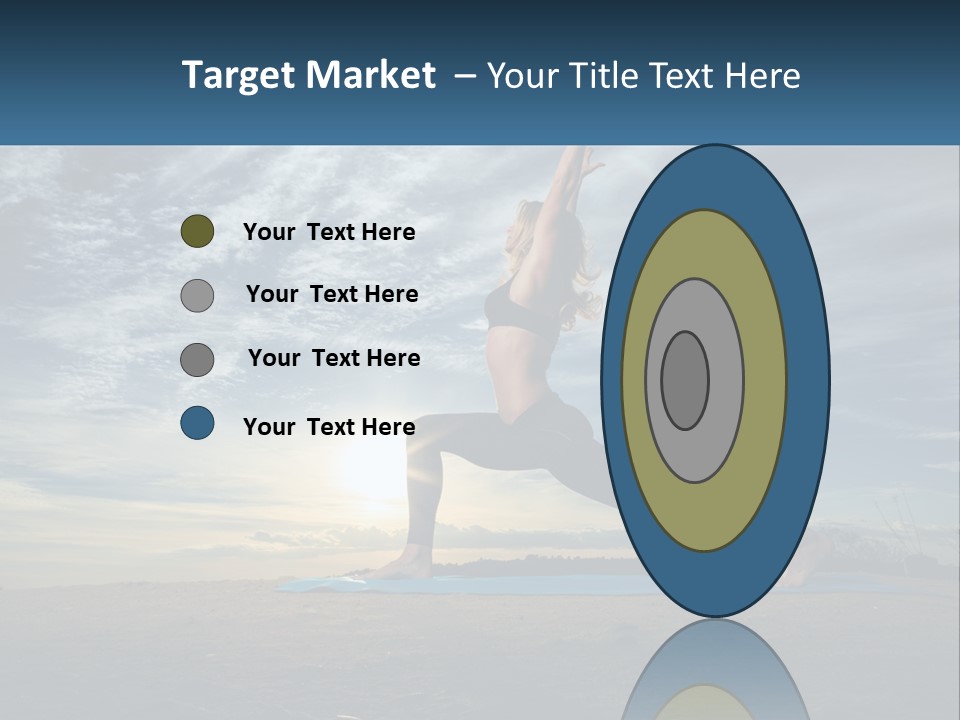 Portrait Woman Retired PowerPoint Template