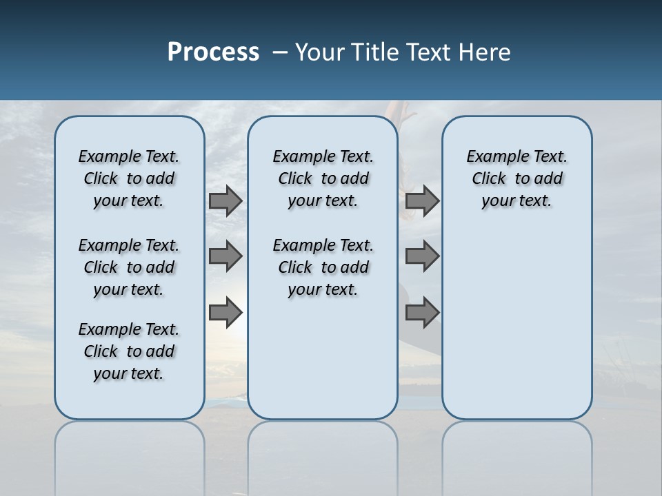 Portrait Woman Retired PowerPoint Template
