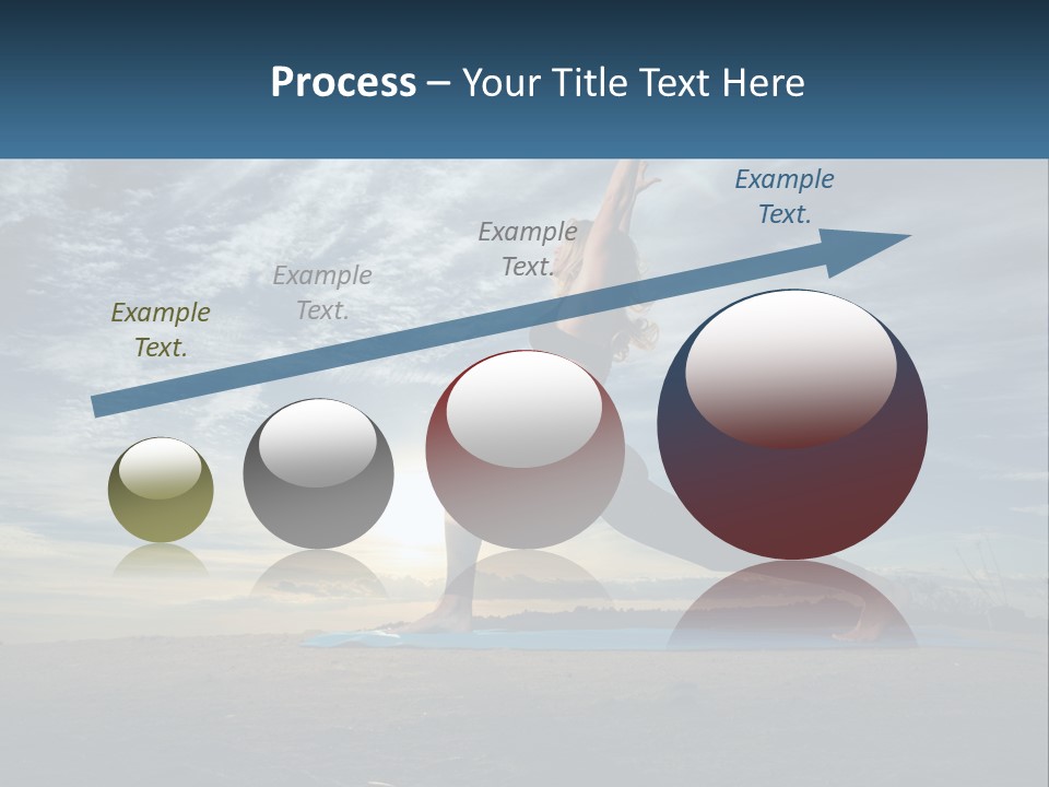 Portrait Woman Retired PowerPoint Template