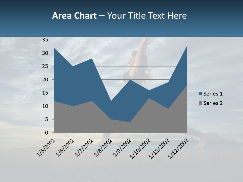 Portrait Woman Retired PowerPoint Template