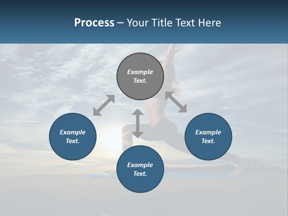 Portrait Woman Retired PowerPoint Template