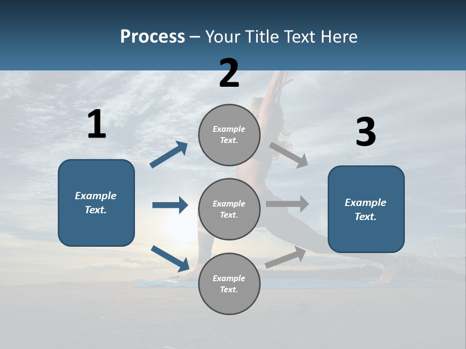 Portrait Woman Retired PowerPoint Template