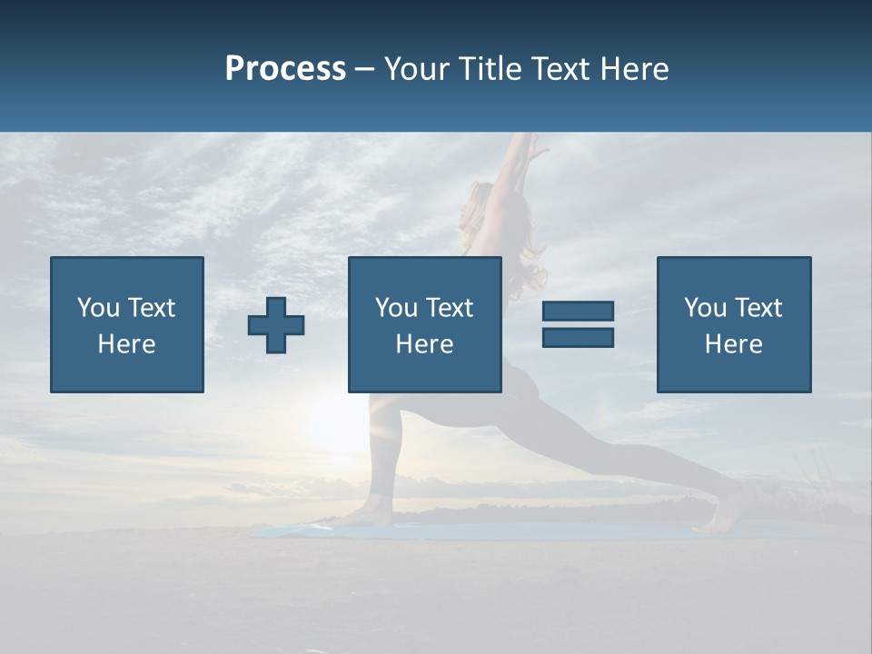 Portrait Woman Retired PowerPoint Template