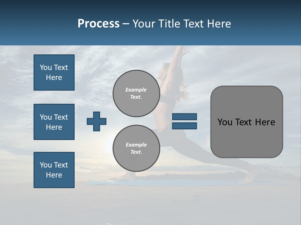 Portrait Woman Retired PowerPoint Template