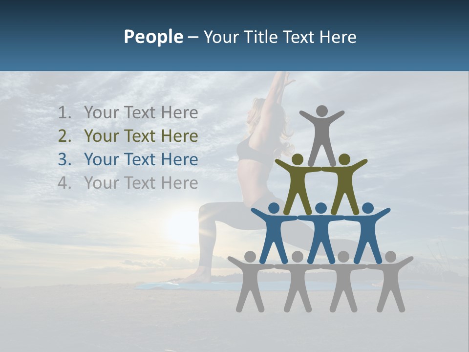 Portrait Woman Retired PowerPoint Template