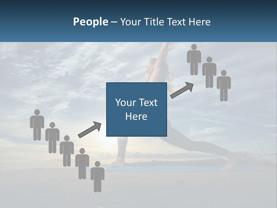 Portrait Woman Retired PowerPoint Template