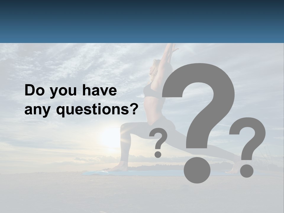 Portrait Woman Retired PowerPoint Template